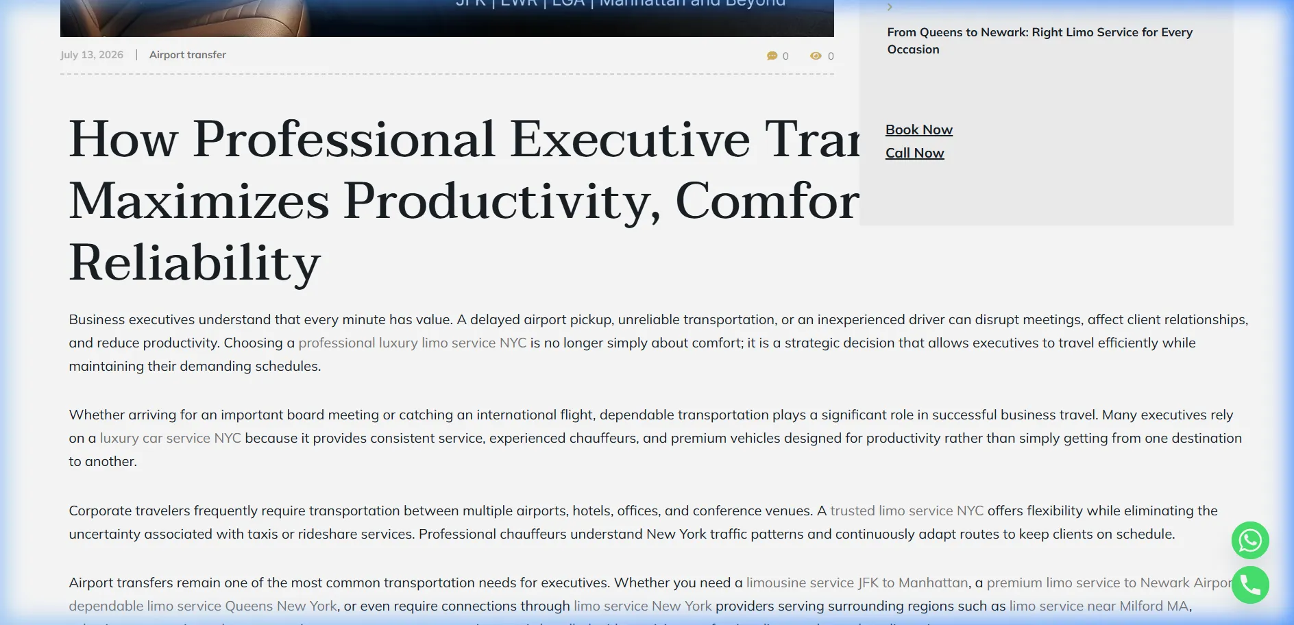 Corporate & Executive Travel