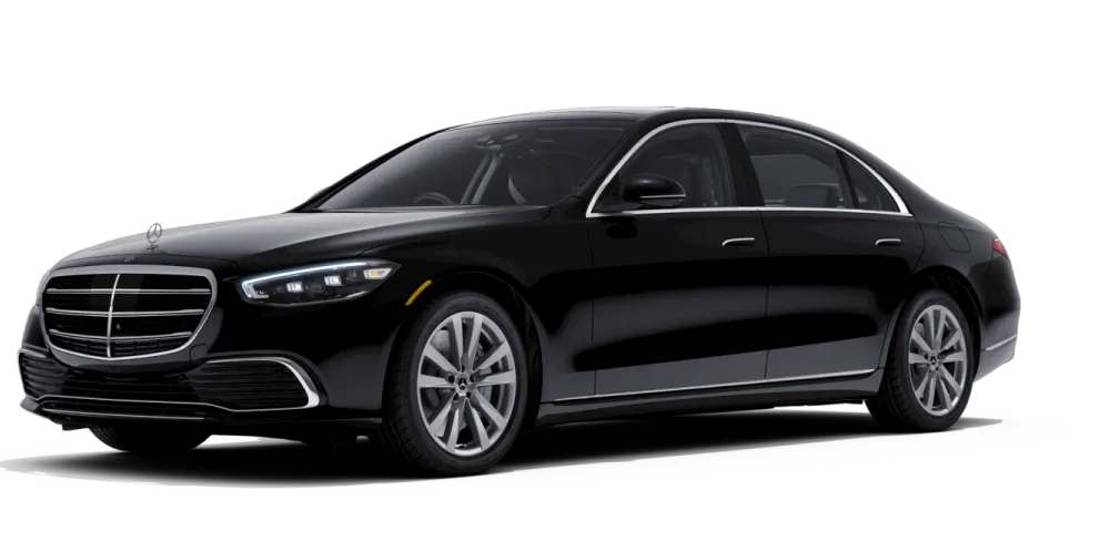 Mercedes Benz limousine without background