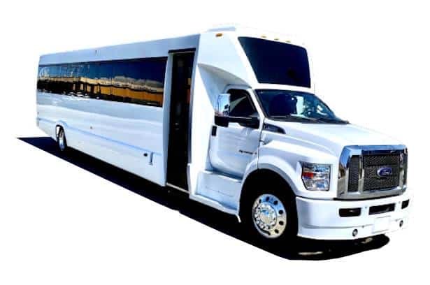 40 passenger party bus without background