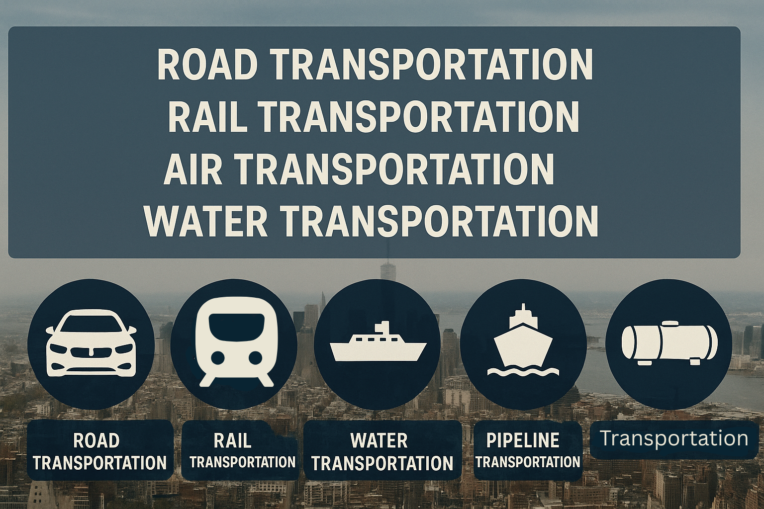 modes of transportation