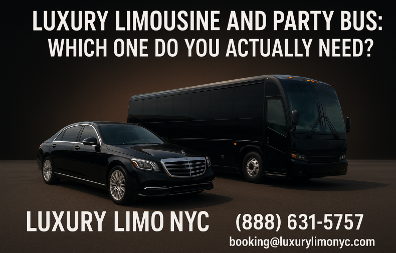 Luxury Limousine and Party Bus: Which One Do You Actually Need?