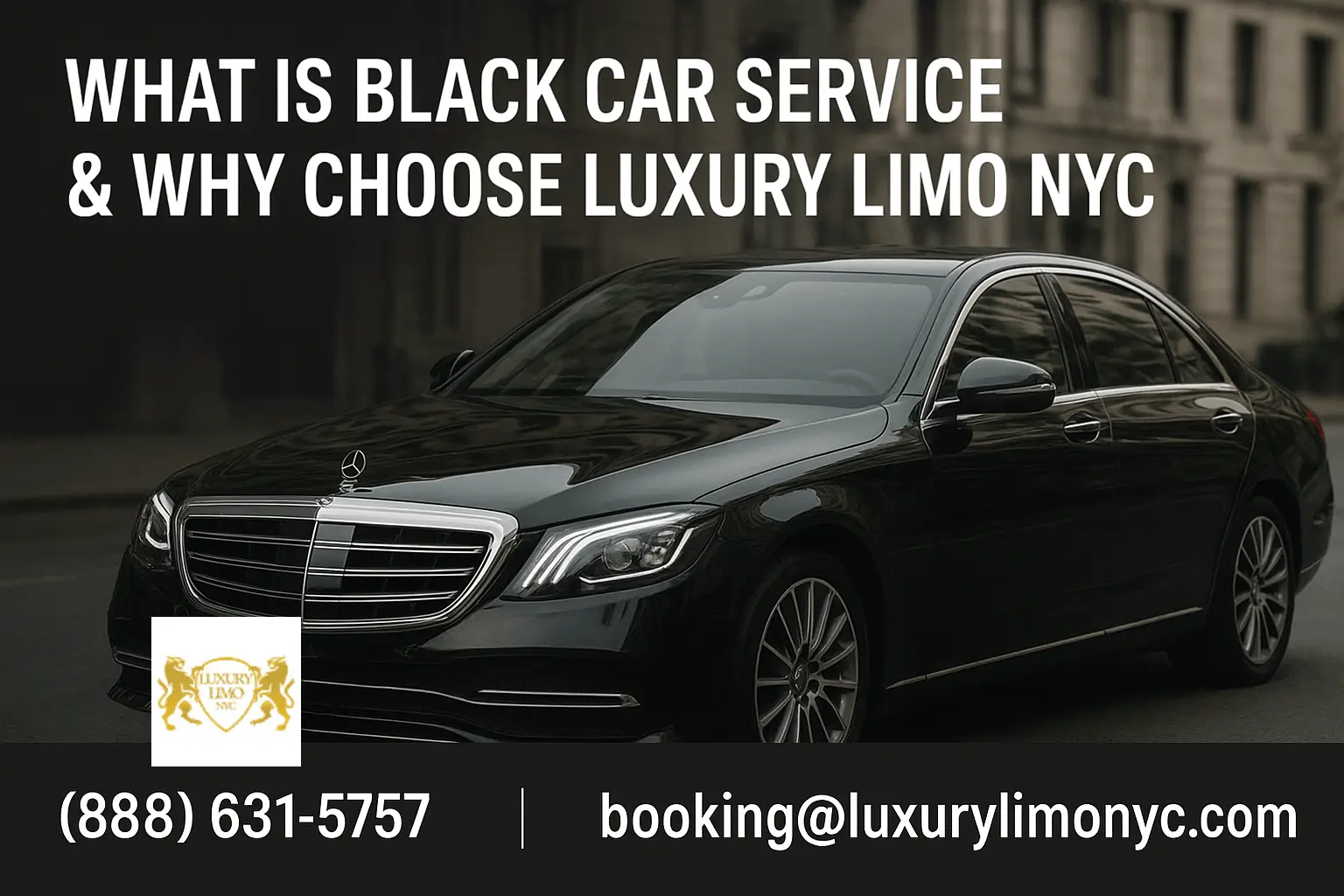 Luxury Sedan on City Street