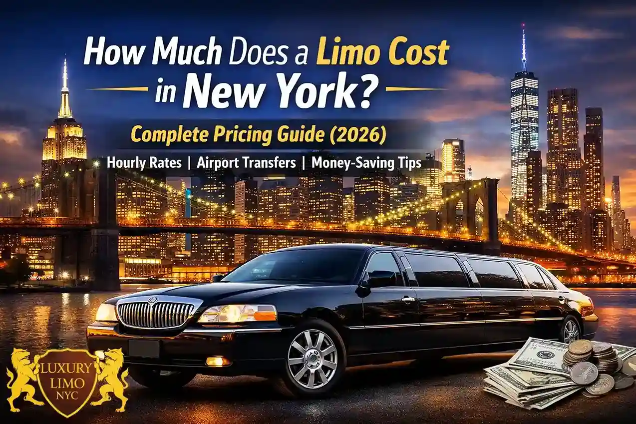 Discover how much a limo costs in New York with our 2026 pricing guide. Explore hourly rates, airport transfers, and tips to save on NYC limo rentals.